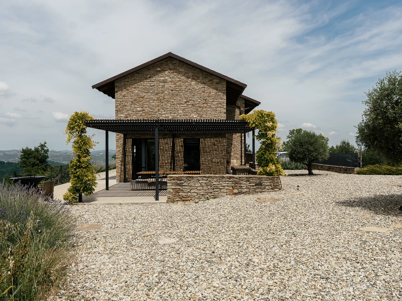 The finished house, today